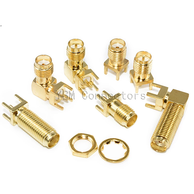 

5pcs SMA antenna base SMA-KE offset/front/bent SMA-KWE/SMA-KHD connector RF RF male and female SMA connector