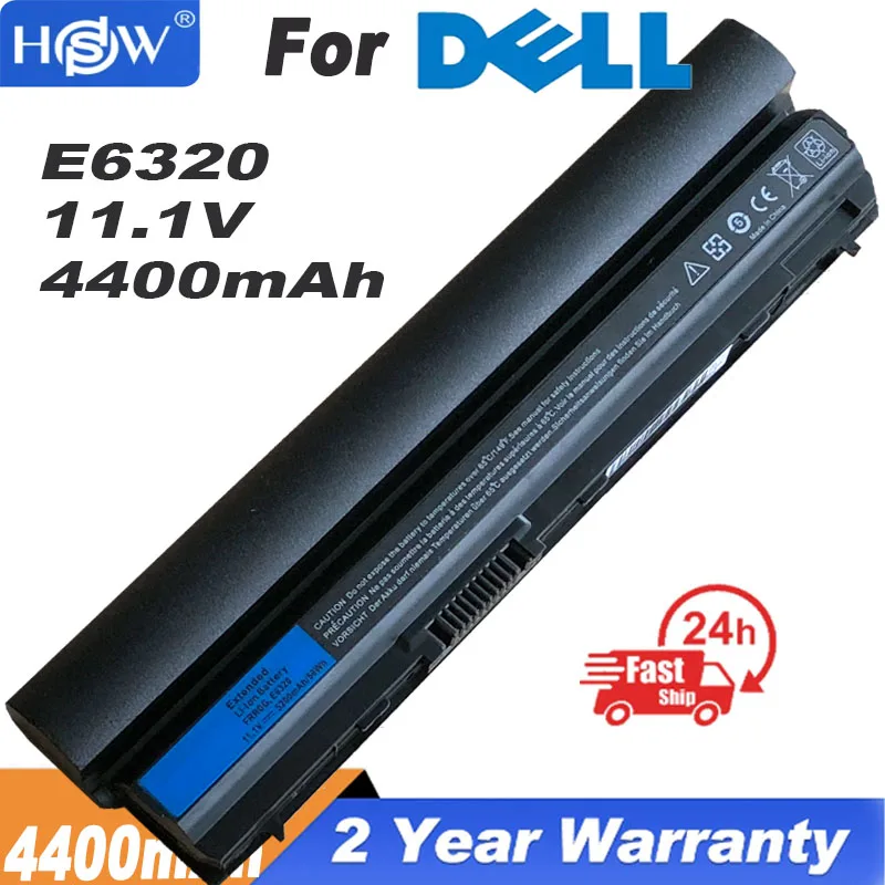 

Аккумулятор для ноутбука DELL Latitude E6320 E6330 E6220 E6230 E6120 FRR0G KJ321 K4CP5 J79X4, 11,1 В, 6000 мАч