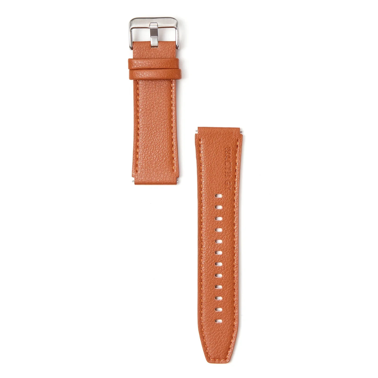 Genuine Leather Quick Release Watchband - 22mm Strap