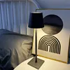 3 Color Temperature LED Eye Protection Table Lamp Stepless Dimming Touch Control Rechargeable Batter For Dining Room/Living Room 2