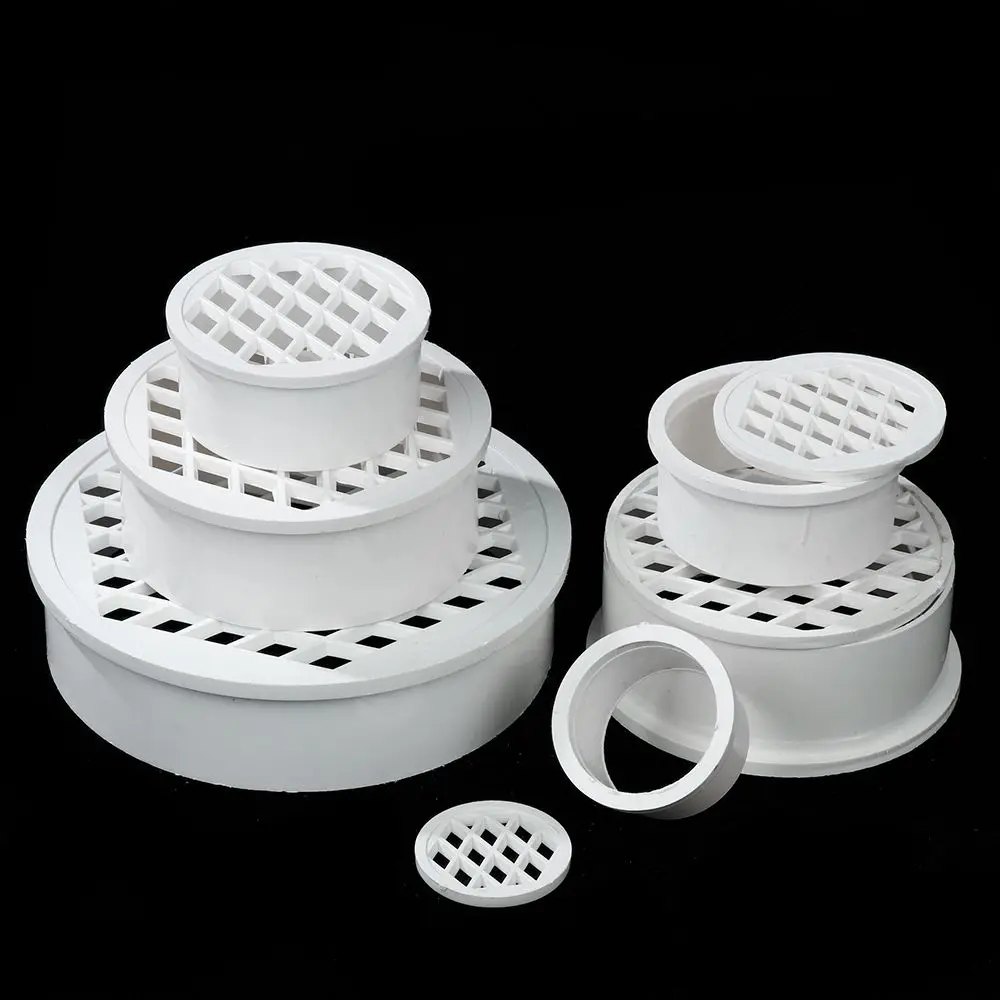 

Drainage Plumbing Fitting Durable Anti-blocking Tube Filter Net Simple Floor Drain Balcony Drainage Cover Rain Pipe Cap