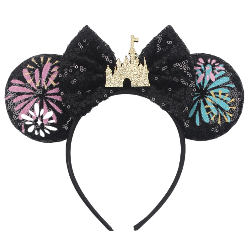 1 Stück Glänzendes Schloss Mausohren-Stirnband für Jungen und Mädchen, Festival-Party-Cosplay-Haarband, DIY-Haaraccessoires für Frauen, Cartoon-Geschenk – Detail 18