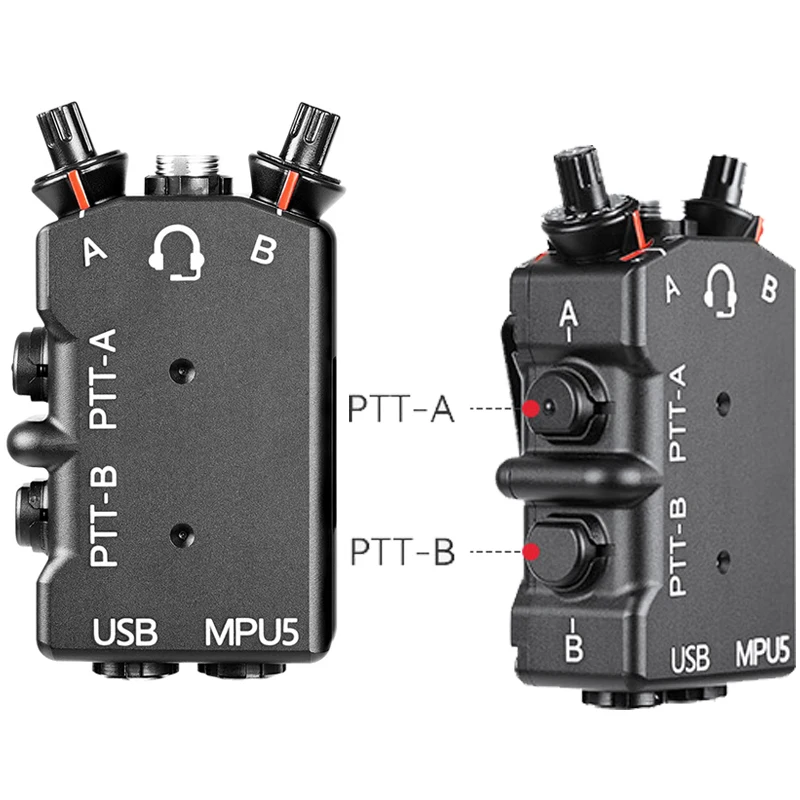 FCS Full Metal CNC Tactical MPU5 DUAL Interphone PTT Single/ Dual
