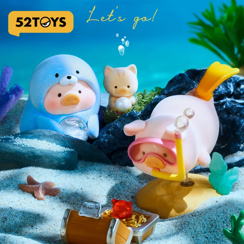 52TOYS Blind Box Lulu The Piggy Dreamy Blue Ocean, Mystery Box