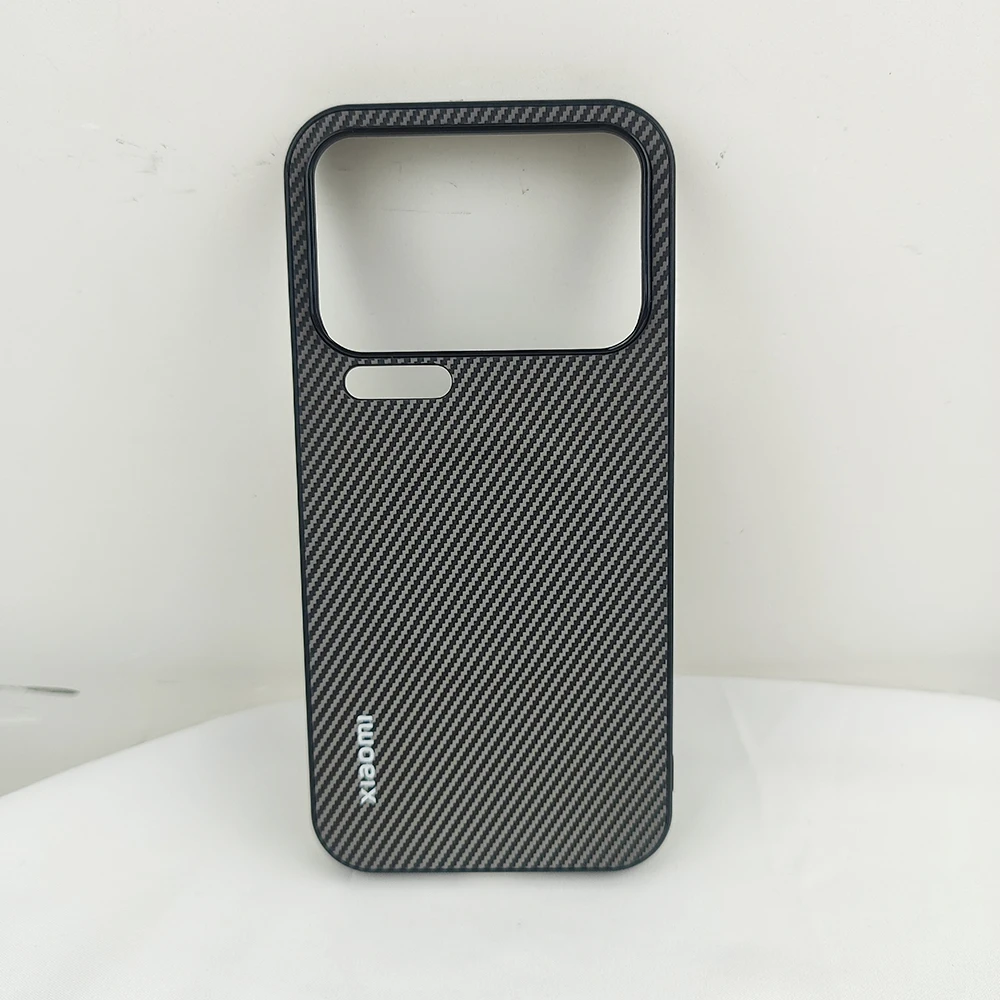 Magnetic Carbon Fiber Texture Phone Case with Wireless Charging Capability