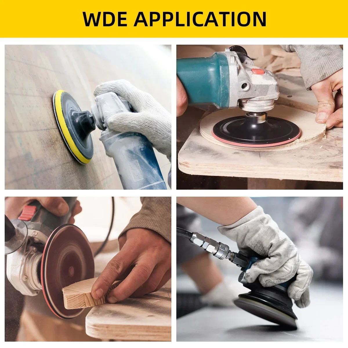 5 Inch 8-Hole Sanding Disc Set-200 Pieces Sandpaper 10 Grades Including 60, 80, 100, 120, 150, 180, 240, 320, 400, 600 Grit