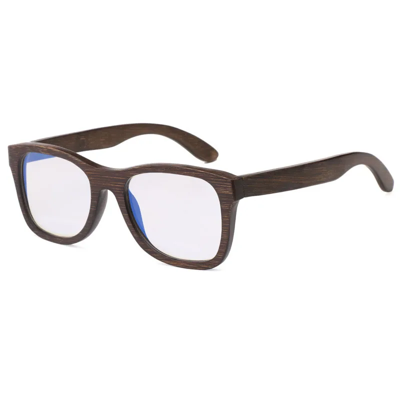 HDCRAFTER Real Wood Prescription Glasses Frame Men Blue Light Filtering Computer Glasses Optical Eyeglasses Spectacle Frames