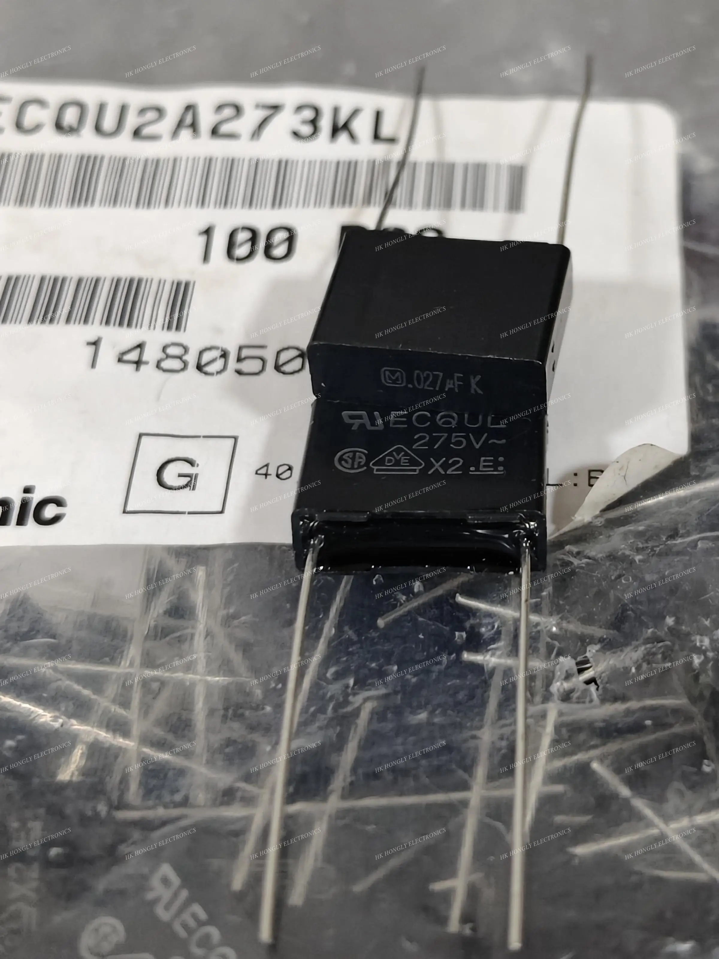 フィルムコンデンサ10個ecqul 275v y2/x2 250v 0.0047uf 0.01uf