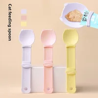 Cat Feeder Cat Strip Squeeze Spoon Pet Liquid Snack Spoon Liquid Feeding Food Squeezer Without Residue Cat Feeder Pet Supplies 1