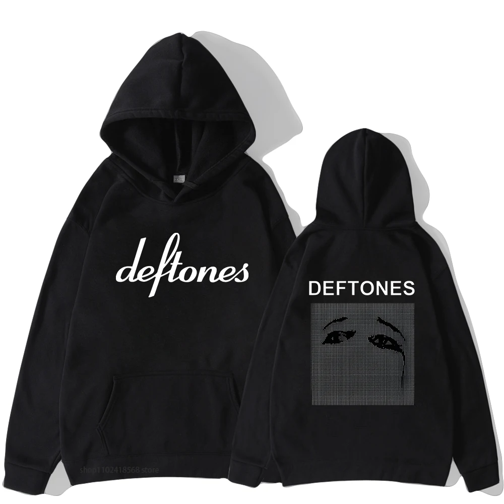 Deftones Skull Black Hoodie Vintage Around The Fur Adrenaline Band