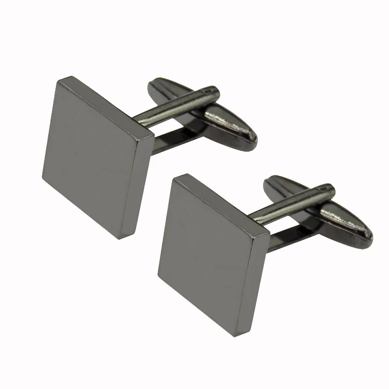 High-Quality Stainless Steel Cufflinks - Laser Engraved Design for Weddings and Business