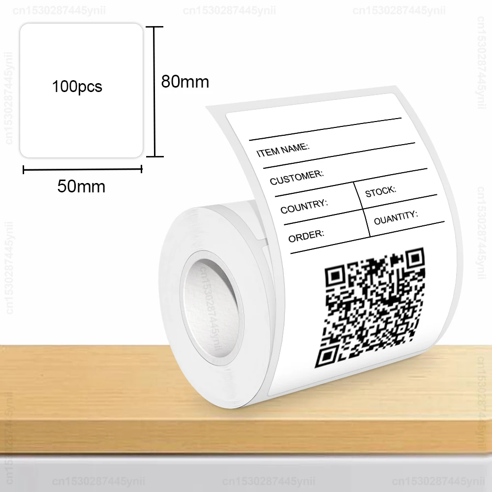 E210 P50 Phommemo M110 Adesivo Di Carta Per Stampante Termica Per Etichette 50*80Mm 50*30Mm 40*30Mm 30Mm * 20Mm E210 Nastro Di Carta Per Etichette Aut