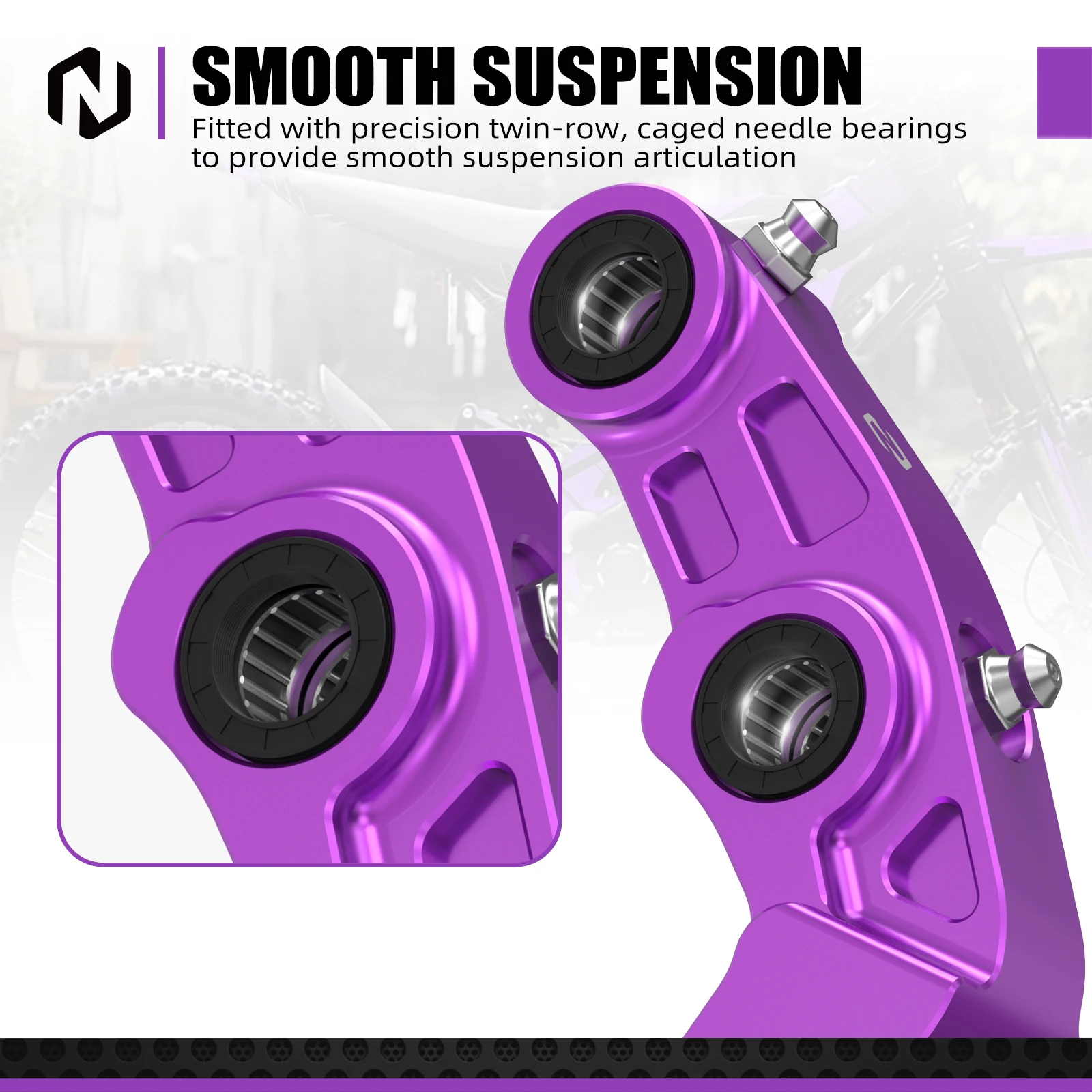NICECNC Für Surron light bee X S L1E Segway X160 X260 Sur ron Teile Elektrische Motorrad 0,75 "/20 MM Aufstieg Hinterradaufhängung Verknüpfung – Detail 3