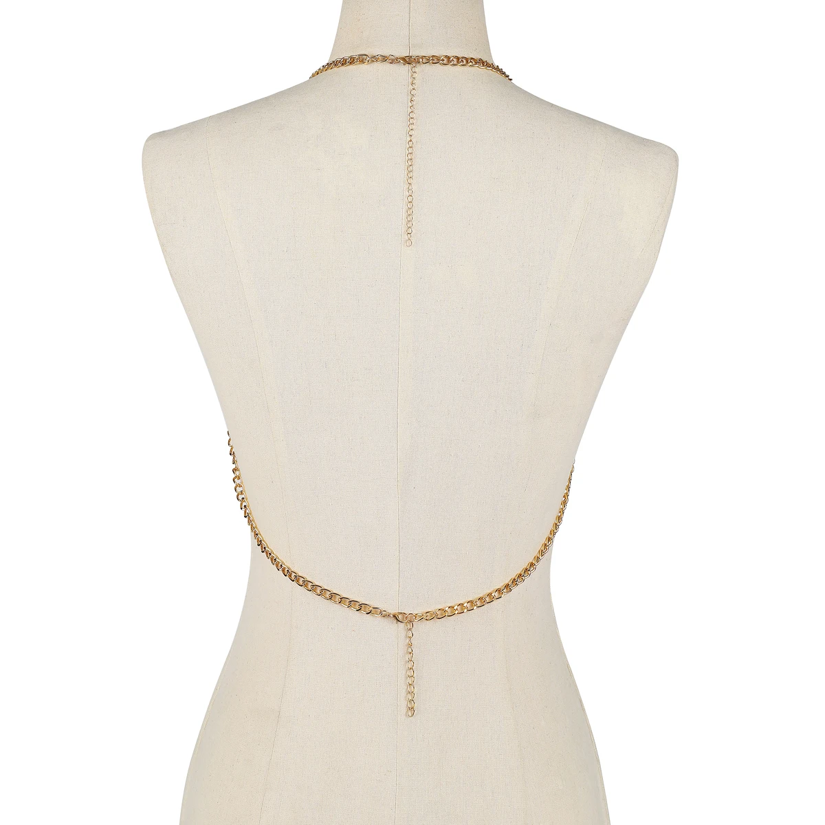 Mehrschichtige Brust-BH-Kette, Körperschmuck für Frauen, Metall-Körperkette, Top, sexy Accessoires, Modeschmuck – Detail 4
