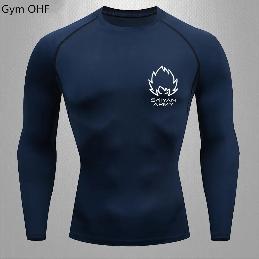 

Футболка Goku Мужская Спортивная, майка для джиу-джитсу, Comppress Rashguard, для бокса, тайского кикбоксинга, тренировок в зале, фитнеса