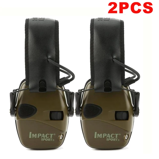 Original Tactical Electronic Shooting Earmuff Outdoor Sports Anti-noise Headset Impact Sound Amplification Hearing protective clothing and equipment Safety Equipment