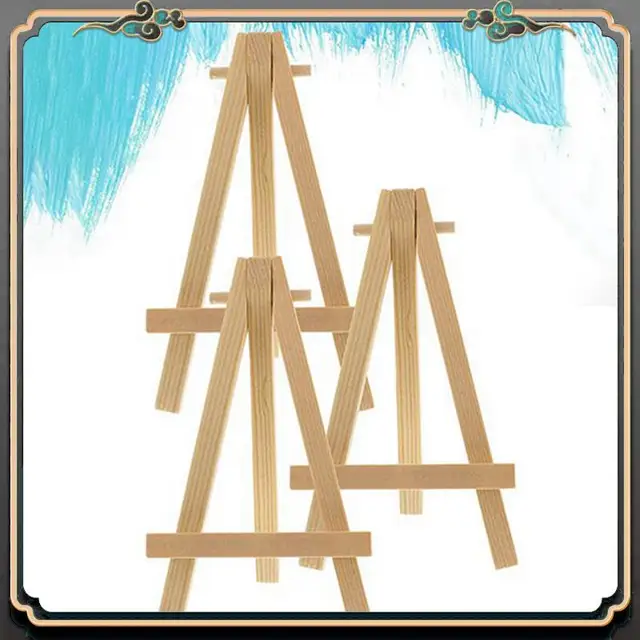 Reliable-120 Mini DIY Wooden Frame Artist Wooden Easel Wedding Table Card Stand Display Stand Party Decoration 15X8cm Easel 4