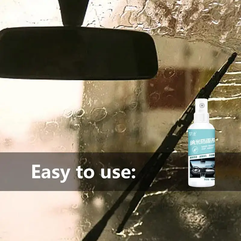 

Anti rain Spray Waterproof Coating Agent Car Glass Rainproof Anti Fogging Spray For Vehicle Window Multipurpose Protector Spray