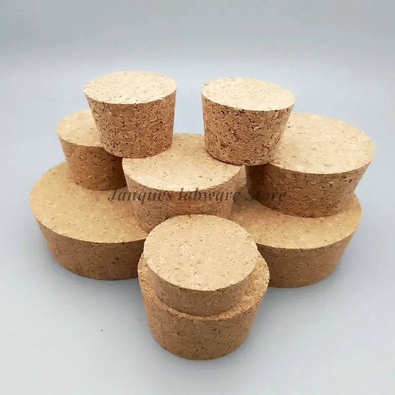 Lab big size Top diameter 51mm to 105mm Wood Cork cap Thermos bottle stopper Essential Oil Pudding Glass Bottle Lid lab bottle stopper 2pcs/lot