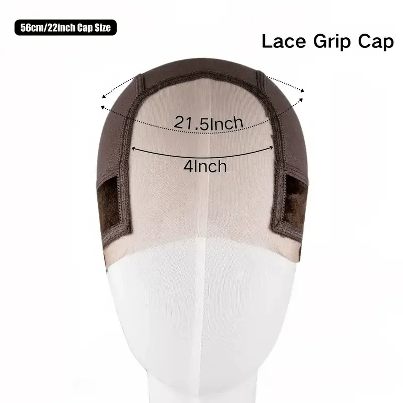 U-shaped wig net cap 4*5 black velvet lace wig head cover net cap elastic head cover U-shaped hat leather hair