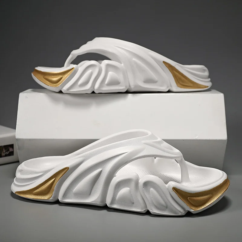 Pánské žabky, pohodlné, protiskluzové, letní pantofle, pantofle pro vnitřní i venkovní použití, měkké pěnové pantofle_voghion.com