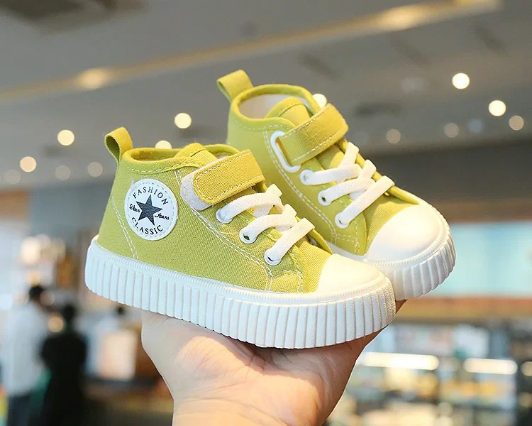 Kinder Canvas Sneaker Jungen Mädchen Weiche Sohle Bequeme Schuhe_voghion.com