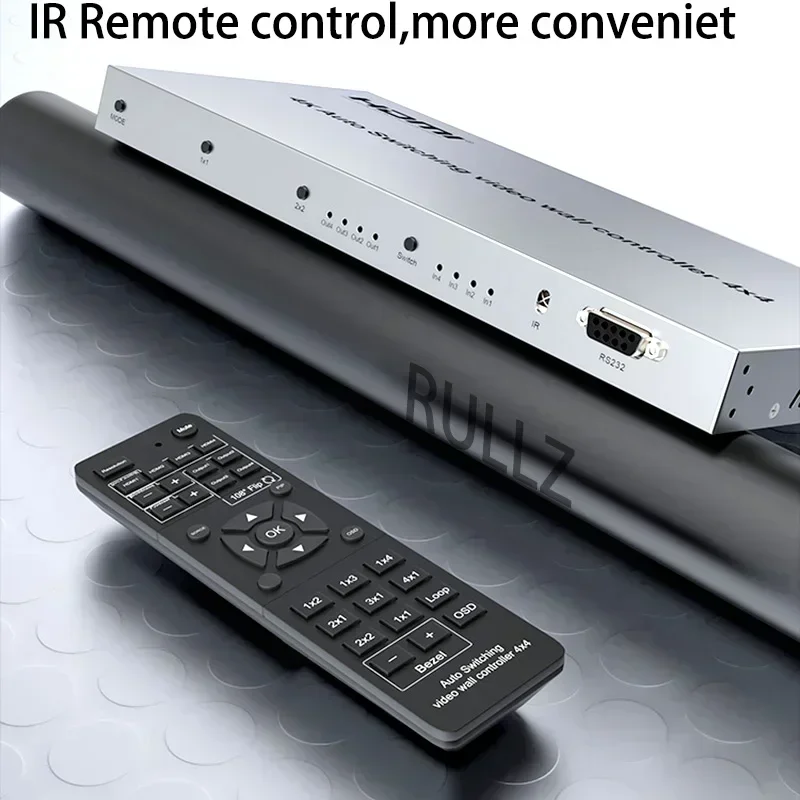 HDMI   Ʈѷ, ڵ Ī, Ƽ ũ ö̽ μ, TV ö̼, 4 Է  4 , 4K, 4x4, 1x3, 1x4, 2x2