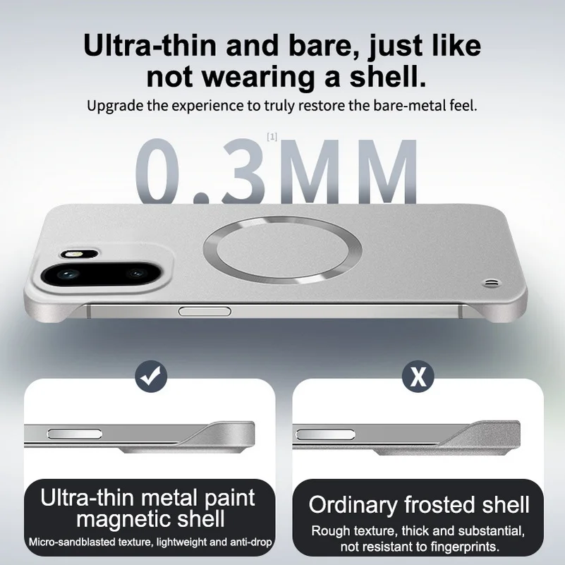 Ultra-Thin Magnetic Case with Slim Bezels and Camera Protection