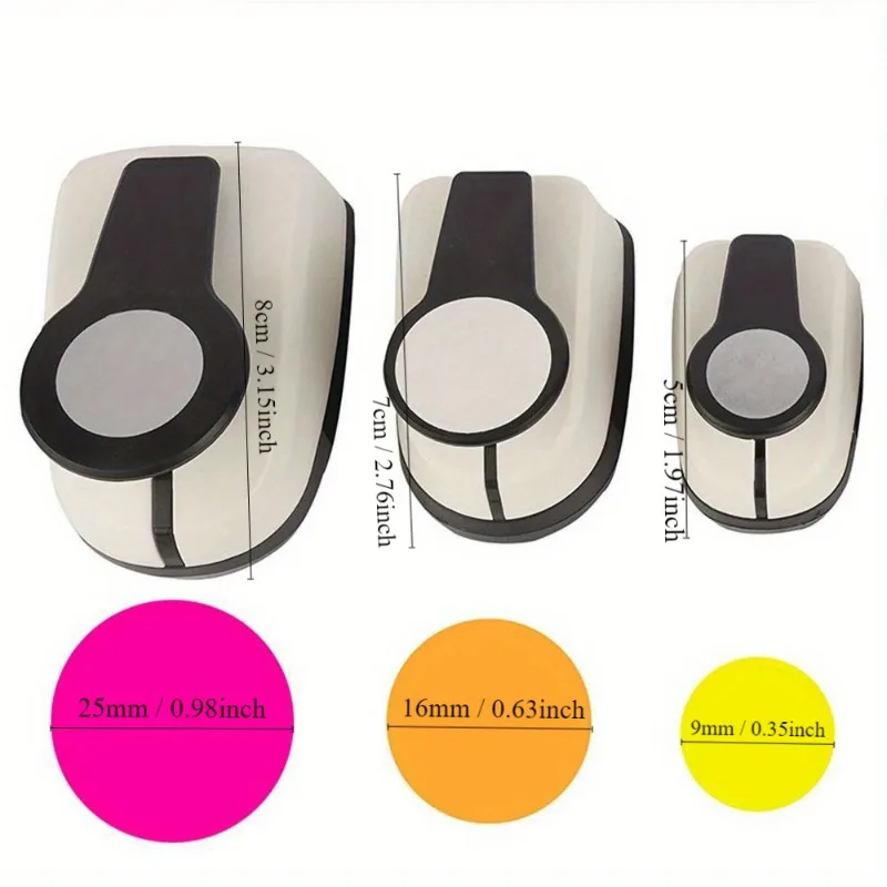 1PC Paper Craft Punches Circle Hole Puncher for Art Craft Paper Scrapbooking Supplies Paper Craft DIY Handmade Paper Cutter - 4