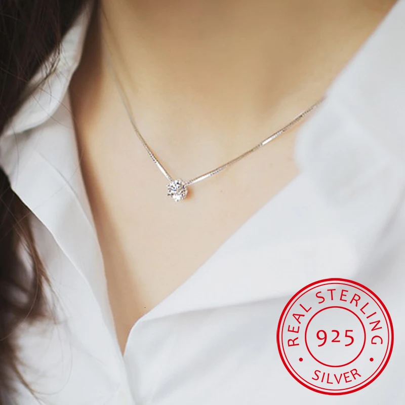 Necklaces Pendants 925 Sterling Silver for Jewelry