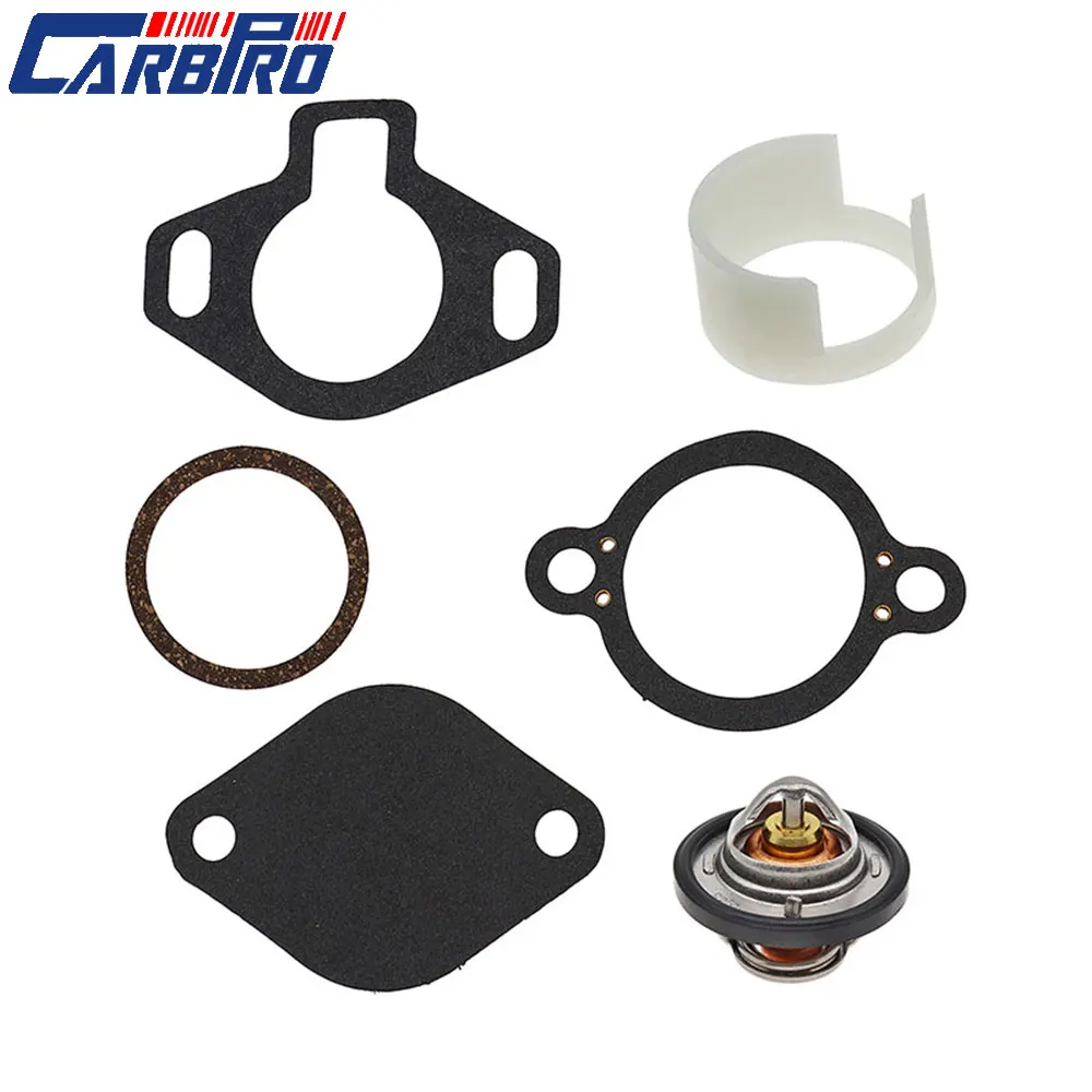 Thermostat kit For MerCruiser w Sleeve 160d degree 4.3L 5.0L 5.7L 7.4L 8.2L 87-Up 807252Q5