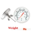 52mm Oven Thermometer Barbecue Smoker Grill Temperature Gauge Meter BBQ Meat Thermometer Cooking 50-400/50-500 Degrees Celsius 3