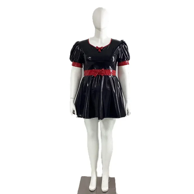 Puff Short Sleeve A-Line Dress 6