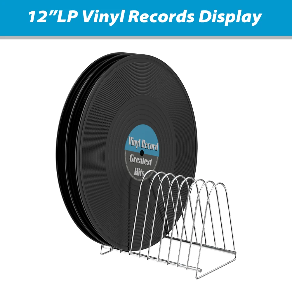 Records Collection Stand Vinyl Record Album Collection Display Storage Rack Clean Drying Rack Home Desk Decoration Bracket