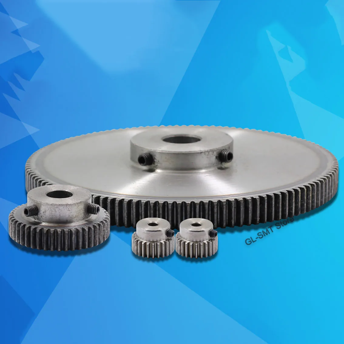 100T 120T 모듈 1 스퍼 기어 모터 기어, 1M 45  스틸 CNC 기계식 변속기 기어 보어, 8mm, 10mm, 12mm, 14mm, 15mm, 1 개