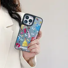 

Disney Princess Makeup Mirror Phone Case for Iphone 11 12 13 Pro Max 11pro 11promax 12pro 12promax 13pro 13promxa XS MAX Cover