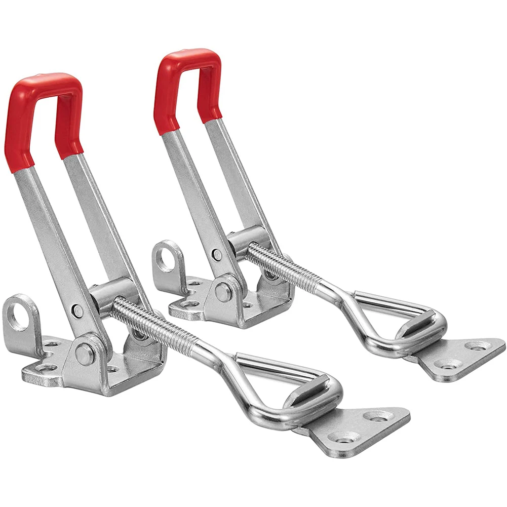 

Adjustable Toolbox Case Metal GH-4003 Toggle Clamp Latch Catch Clasp Quick Release 600Kg 1322Lbs Anti-Slip Push Pull Woodwork
