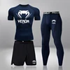Men's Compression Sportswear Suits Gym Tights Training Clothes Workout Jogging Sports Set Running Rashguard Tracksuit For Men 1
