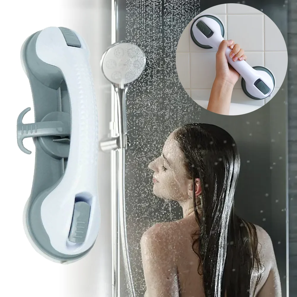 

Bathroom Handle Grab Bar Suction Cup Anti Slip For Elderly Safety Bath Shower Tub Grab Handle Rail Grip Household Accessory