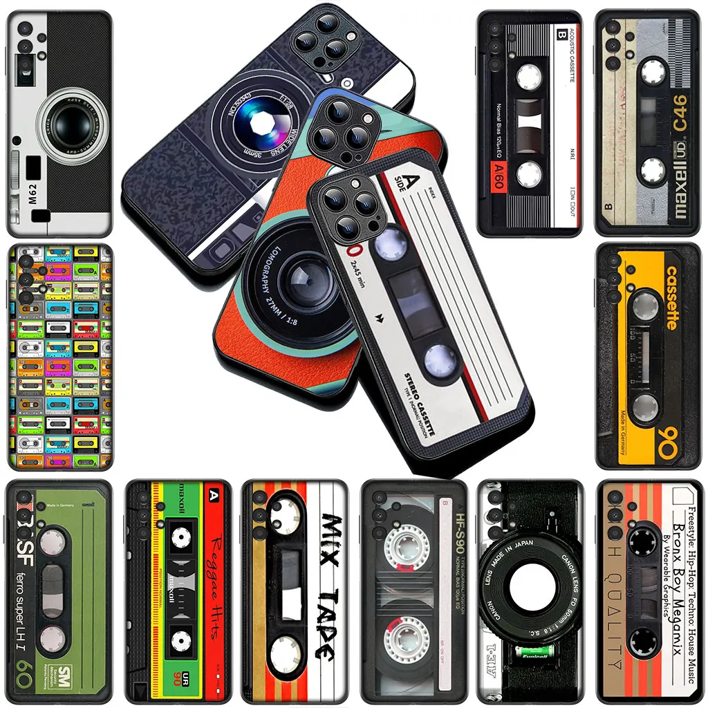Retro Camera Vintage Cassette Tape Phone Cover