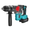 Brushless Cordless Hammer Drill 2-Mode Rotary Hammer Drill Multifunctional for Makita 18V Battery 1