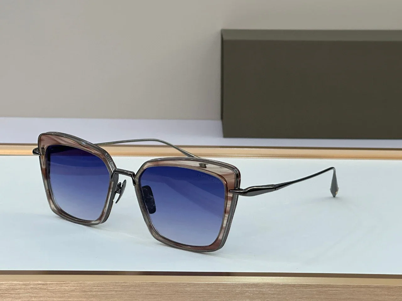 

ADITA PERPLEXER DTS405 Top High Quality Sunglasses for Men Titanium Style Fashion Design Sunglasses for Womens with box