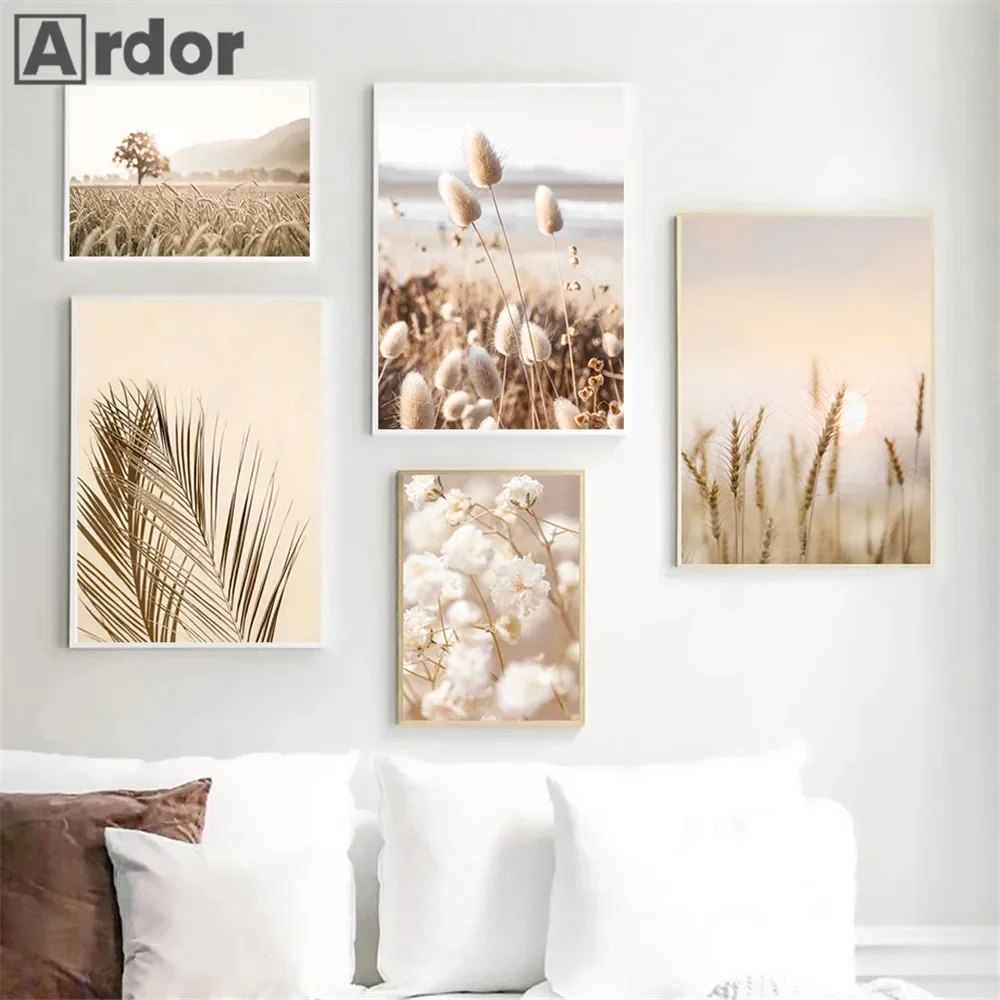 Nordic Sunset Seascape Canvas Art 4