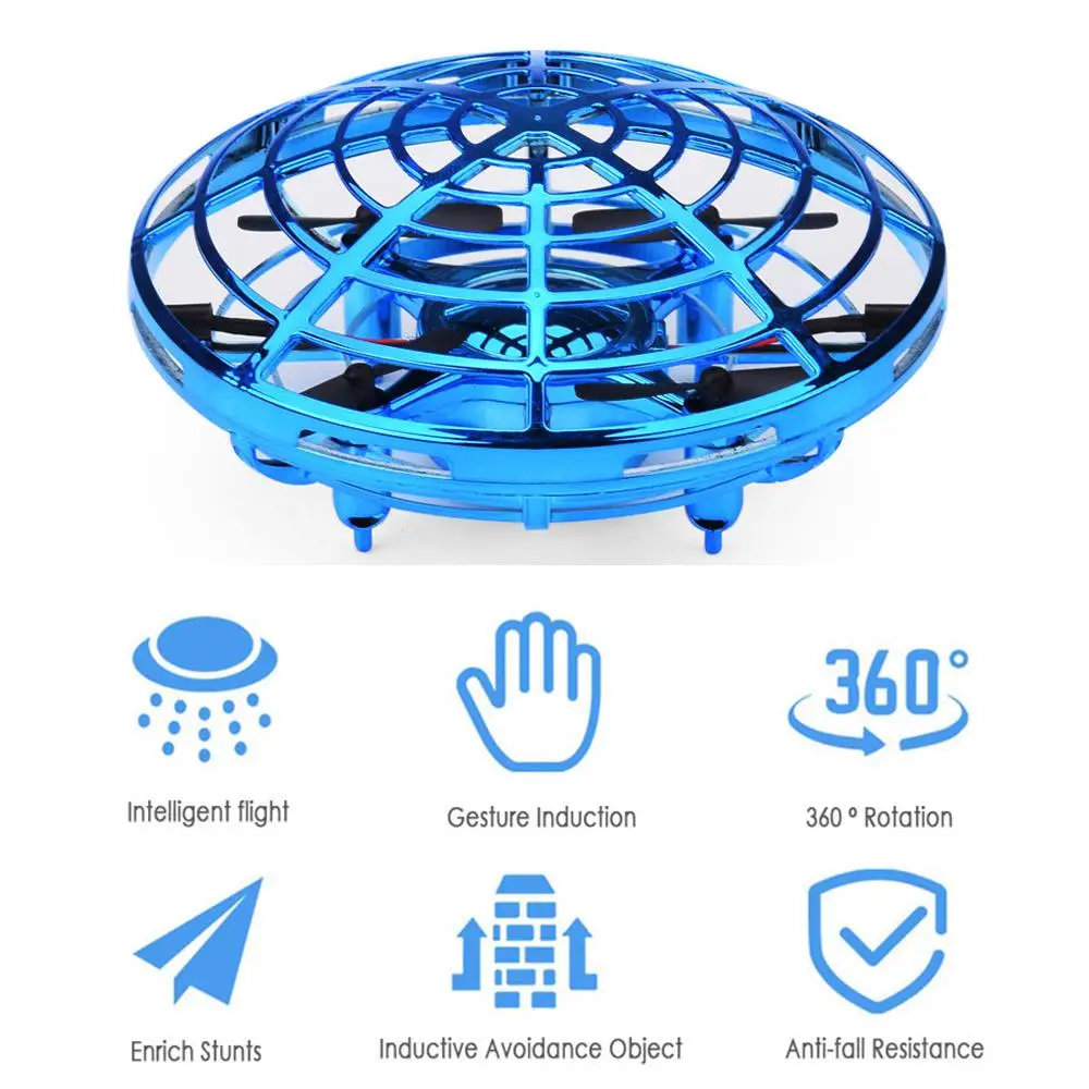 

new fidget finger spinner Flying spinner returning gyro Kids toy gift outdoor gaming saucer UFO Drone