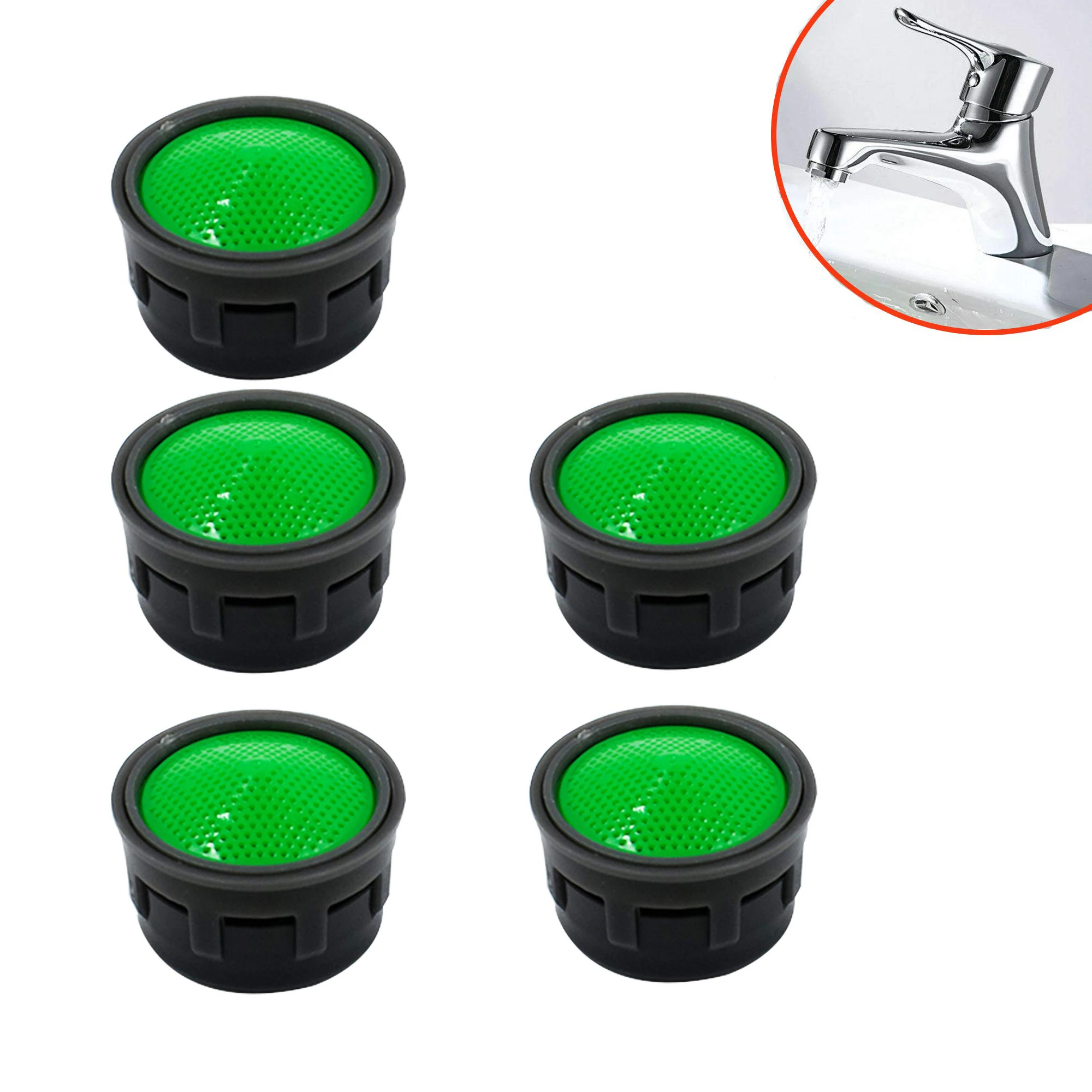 Faucet Aerator 5-20pcs Flow Restrictor Replacement Parts Insert Sink Aerator Basin Tap Filter faucet aerator faucet water filter faucet filter