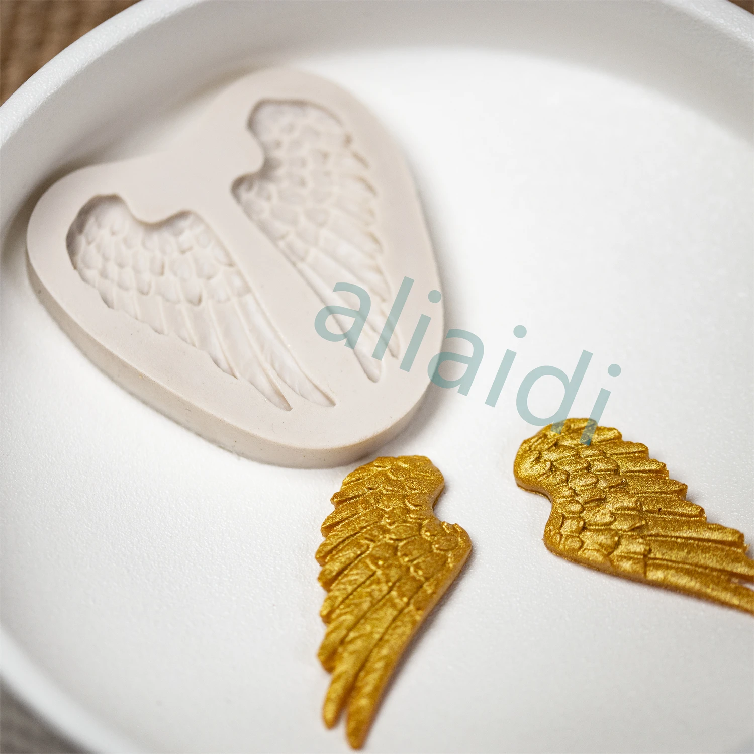 

DIY Silicone Angel Wing Fondant Silicone Sugar Craft Molds Cake Decorating