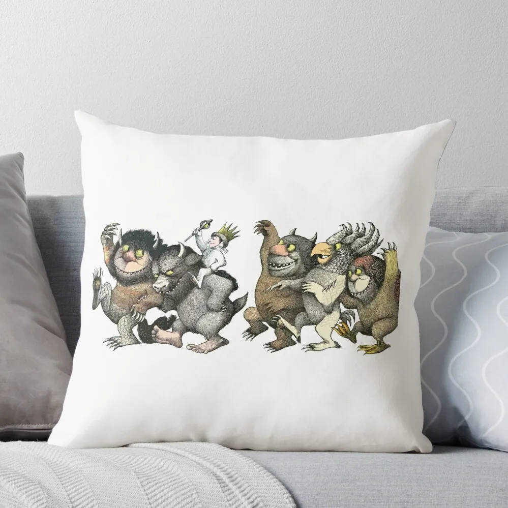 

Wild Things Romp Graphic Throw Pillow Sofa Cushion Cover Pillow Cover Decorative pillowcase Sofa Covers For Living Room