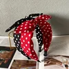 Fashion Hair Accessories Trend Women's Wide Headband Bow Knot Cross Sweet Style Polka Dot Hairband Cute Hoop Headwear 3