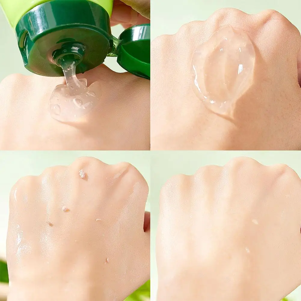 

100g Aloe Vera Exfoliating Gel Face Scrub Peeling Gel Whitening Oil Control Product Moisturizing Care Beauty Refreshing oil P8A3