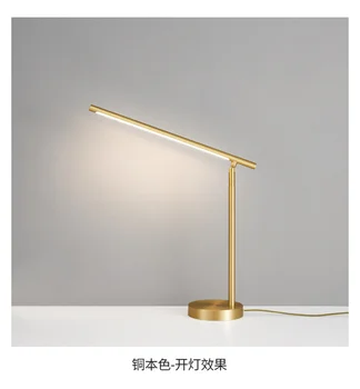 86LIGHT Gold Brass Table Lamp Contemporary Creative Decor LED 3 Colors Desk Lighting For Home Bed Room 4